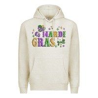 Oatmeal Heather it's mardi gras y'all Premium Hoodie - MaliasSmallBusiness