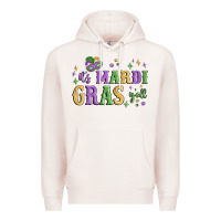 Pale Pink it's mardi gras y'all Premium Hoodie - MaliasSmallBusiness