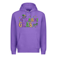 Purple it's mardi gras y'all Premium Hoodie - MaliasSmallBusiness