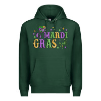 Sports Green it's mardi gras y'all Premium Hoodie - MaliasSmallBusiness