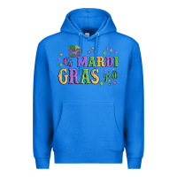 True Royal it's mardi gras y'all Premium Hoodie - MaliasSmallBusiness