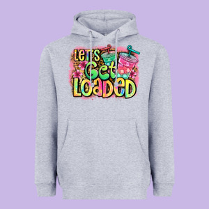Let's Get Loaded Heavyweight Hoodie Designed By Jasminsmagicworld