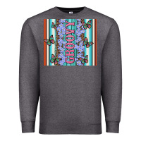 Charcoal Heather groovy with flowers and Butterflies Premium Sweatshirt - Artiststas