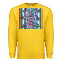 Lemon groovy with flowers and Butterflies Premium Sweatshirt - Artiststas