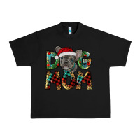 Black Christmas French Bulldog Mom Urban Heavy Tee - RanaPortraitStore