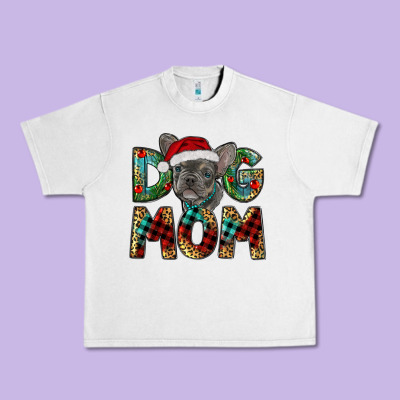 Urban Heavy Tee Christmas French Bulldog Mom