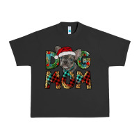 Pigment Black Christmas French Bulldog Mom Urban Heavy Tee - RanaPortraitStore