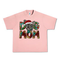 Salmon Christmas French Bulldog Mom Urban Heavy Tee - RanaPortraitStore