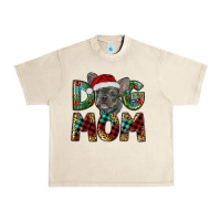 Sandshell Christmas French Bulldog Mom Urban Heavy Tee - RanaPortraitStore