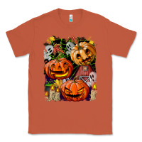 Copper Halloween Pumpkins Classic Tee - BundleAndBundleShop