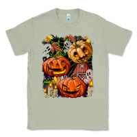 Matcha Halloween Pumpkins Classic Tee - BundleAndBundleShop