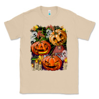 Mushroom Halloween Pumpkins Classic Tee - BundleAndBundleShop