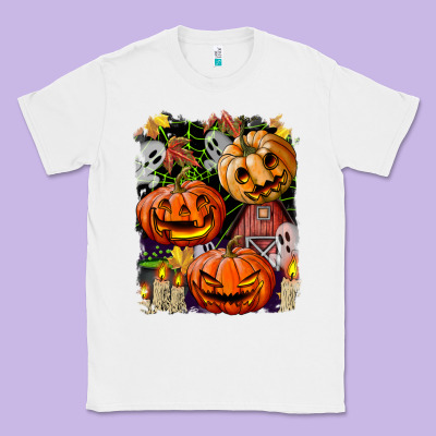 Halloween Pumpkins Classic Tee Designed By Bundleandbundleshop