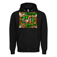 Black St. patrick's day love gnome tumbler Zipper Hoodie - Neo Western