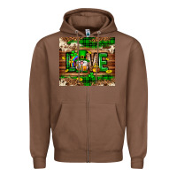 Chestnut St. patrick's day love gnome tumbler Zipper Hoodie - Neo Western