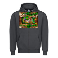 Smoke St. patrick's day love gnome tumbler Zipper Hoodie - Neo Western