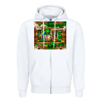White St. patrick's day love gnome tumbler Zipper Hoodie - Neo Western