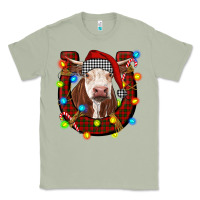 Matcha christmas horseshoe with hereford cow Classic Tee - RanaPortraitStore