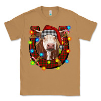 Toasted Coconut christmas horseshoe with hereford cow Classic Tee - RanaPortraitStore
