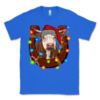 True Royal christmas horseshoe with hereford cow Classic Tee - RanaPortraitStore