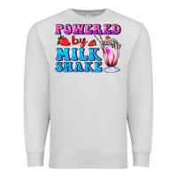 Dove Grey powered by milkshake Premium Sweatshirt - AdoDesignShop