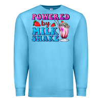 Ocean Blue powered by milkshake Premium Sweatshirt - AdoDesignShop