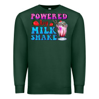 Sports Green powered by milkshake Premium Sweatshirt - AdoDesignShop
