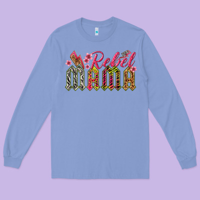 Rebel Mama Long Sleeve Tee Designed By Texasbilliewilder