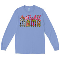 Colony Blue rebel mama Long Sleeve Tee - texasbilliewilder
