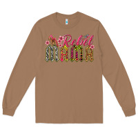 Toasted Coconut rebel mama Long Sleeve Tee - texasbilliewilder