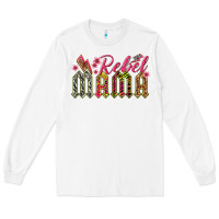 White rebel mama Long Sleeve Tee - texasbilliewilder