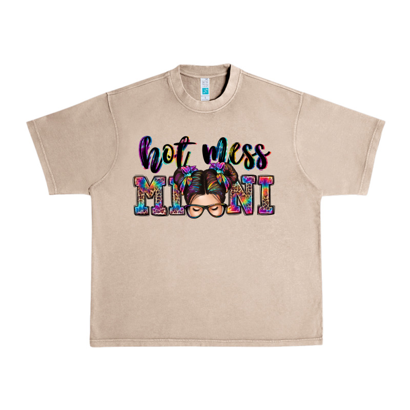 Mess Mini Messy Bun Urban Heavy Tee by Zillion Design Studio | Teevron