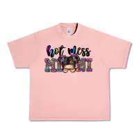 Salmon mess mini messy bun Urban Heavy Tee - Zillion Design Studio