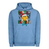 Pigment Pebble Blue santas favorite boy Urban Hoodie - MaliasSmallBusiness