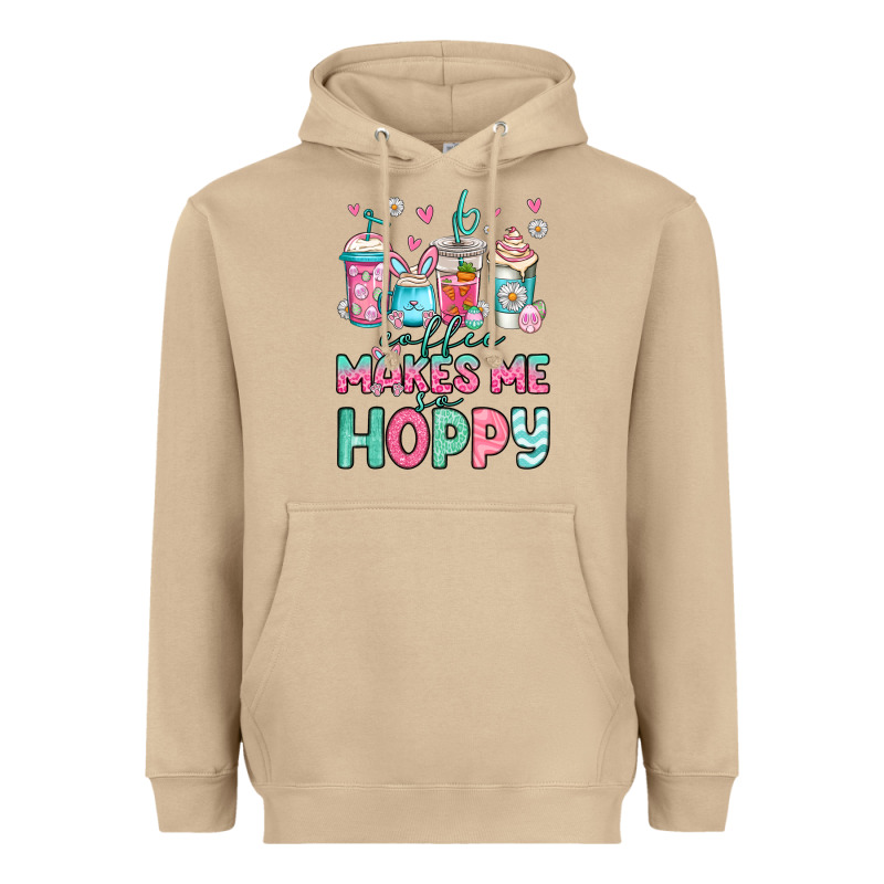 Easter Coffee Makes Me So Hoppy Heavyweight Hoodie by Jasminsmagicworld | Teevron