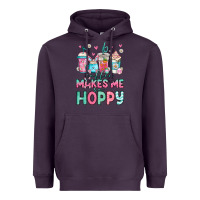 Plum easter coffee makes me so hoppy Heavyweight Hoodie - Jasminsmagicworld