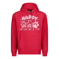 Cardinal happy valentine's day Premium Hoodie - MaliasSmallBusiness