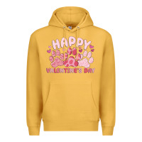 Mustard happy valentine's day Premium Hoodie - MaliasSmallBusiness