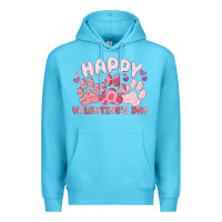 Ocean Blue happy valentine's day Premium Hoodie - MaliasSmallBusiness