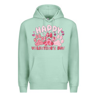 Seafoam happy valentine's day Premium Hoodie - MaliasSmallBusiness