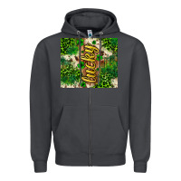 Smoke St. Patrick's Day lucky tumbler Zipper Hoodie - Neo Western