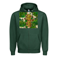 Sports Green St. Patrick's Day lucky tumbler Zipper Hoodie - Neo Western