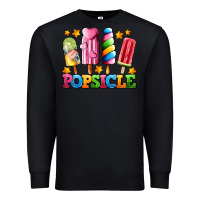 Black popsicle with stars Premium Sweatshirt - AdoDesignShop