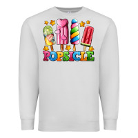 Dove Grey popsicle with stars Premium Sweatshirt - AdoDesignShop
