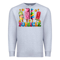 Heather Grey popsicle with stars Premium Sweatshirt - AdoDesignShop