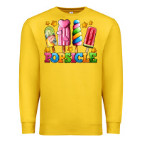 Lemon popsicle with stars Premium Sweatshirt - AdoDesignShop