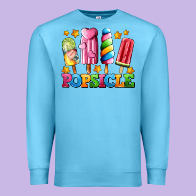 Popsicle With Stars Premium Sweatshirt Designed By Adodesignshop