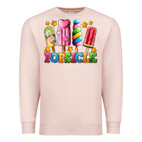 Pale Pink popsicle with stars Premium Sweatshirt - AdoDesignShop