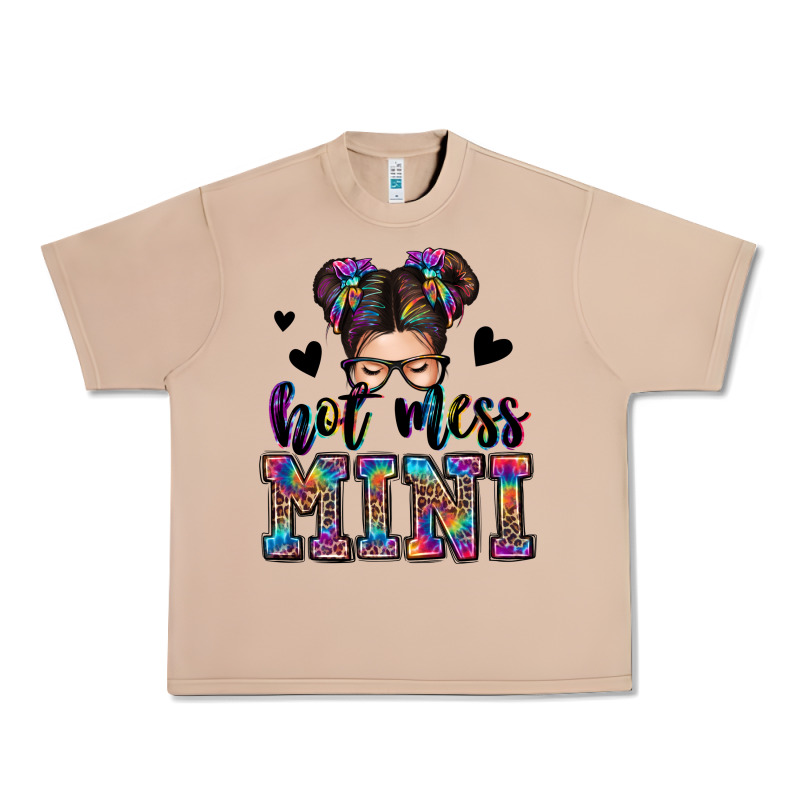 Mess Mini Messy Bun Urban Heavy Tee by Zillion Design Studio | Teevron