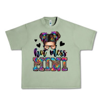 Oil Green mess mini messy bun Urban Heavy Tee - Zillion Design Studio